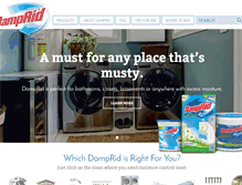 Tablet Screenshot of damprid.com